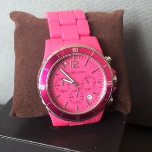 Michael Kors Women’s Watch with Pink Bracelet